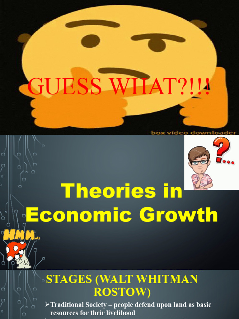 Economic Growth Theories Explained | PDF | Economic Growth | Wealth