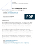 Delusional Infestation - Epidemiology, Clinical Presentation, Assessment, and Diagnosis