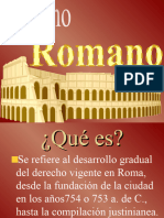 Derecho Romano Generalidades 2020