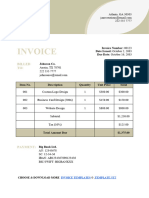 Invoice Word Template