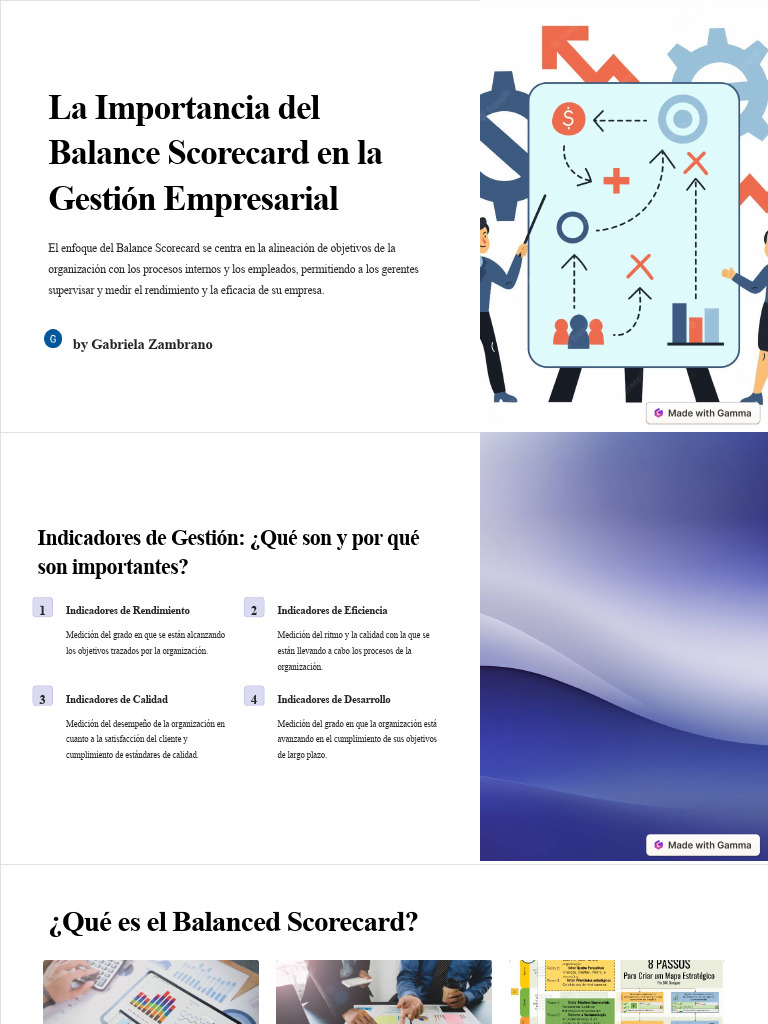 Importancia del Balanced Scorecard | PDF | Business | Economias