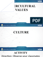 Intecultural Values