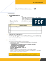 Actividad Calificada - : T3 Tarea