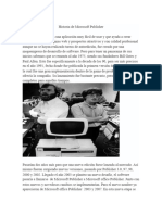 Historia de Microsoft Publisher