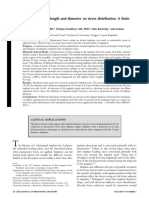 (2004 Himmlova ) Influence of Implant Length and Diameter On Stress Distribution - A Finite Element Analysis