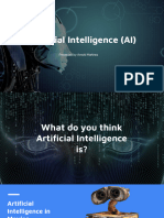Artificial Intelligence (AI) : Presented by Arnold Martinez