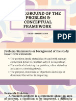 GROUP 1 3i's - Background of The Problem and Conceptual Framework