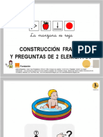 Construimos Frases de Dos Elementos - Material TEACCH