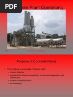 Concrete Plant Operations