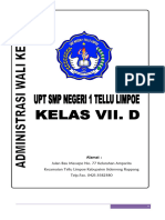 Administrasi Wali Kelas Viid