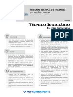 16 - Tecnico Judiciario - Policia Judicial FGV