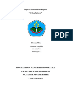 Laporan Intermediate English "Giving Opinion": Muamar Rosyidin E31231704 Golongan C