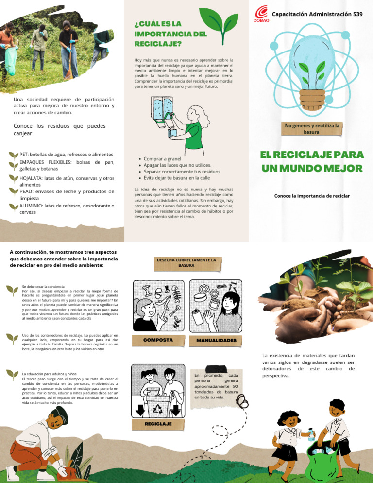 Importancia del Reciclaje en el Hogar | PDF | Residuos | Reciclaje