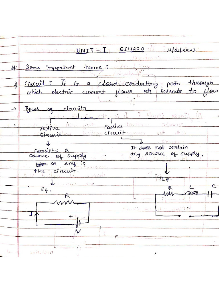 BEEE Notes Unit I | PDF
