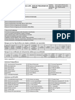 S N NA: Check List Preliminar