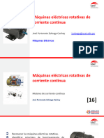 Sesión de Clase 16 - Maquinas Electricas Rotativas de Corriente Continua