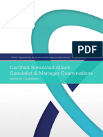 CREST Simulated Attack Manager and Specialist Exams Notes For Candidates