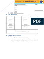 Modelo de Plan de Trabajo Del Municipio Escolar