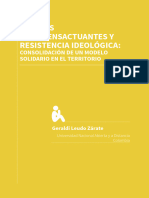 Sujetos Sentipensactuantes y Resistencia Ideológica - Consolidación de Un Modelo Solidario en El Territorio