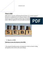 Introduction of Sebi