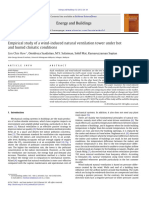 Empirical Study of A Wind-Induced Natural Ventilat