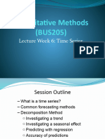 Lecture Week 6 - Time Series