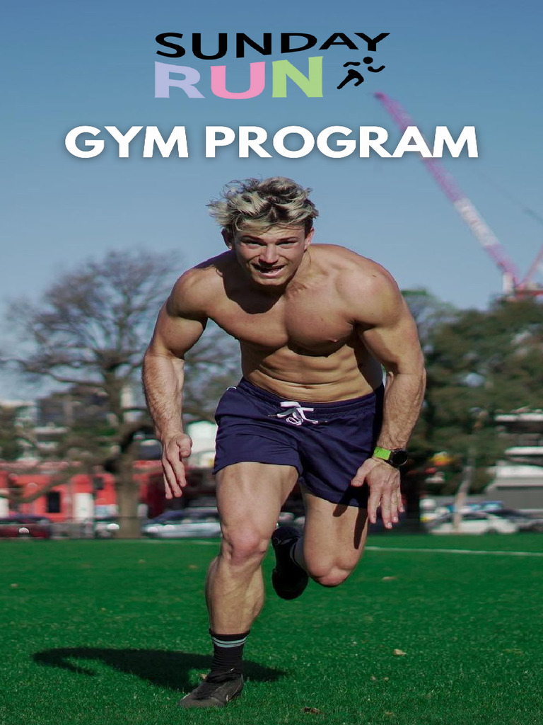 Free 12-Week Running & Gym Program | PDF | Weight Training