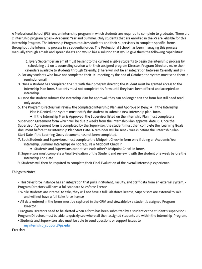 Internship Program Management Solution | PDF | Software | Information ...