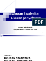 Pertemuan 4 - Ukuran Penyebaran