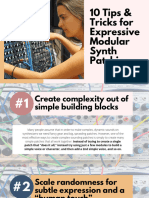 10 Tips For Expressive Patching