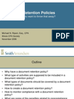 Document Retention Policies