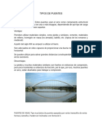 Tipos de Puentes