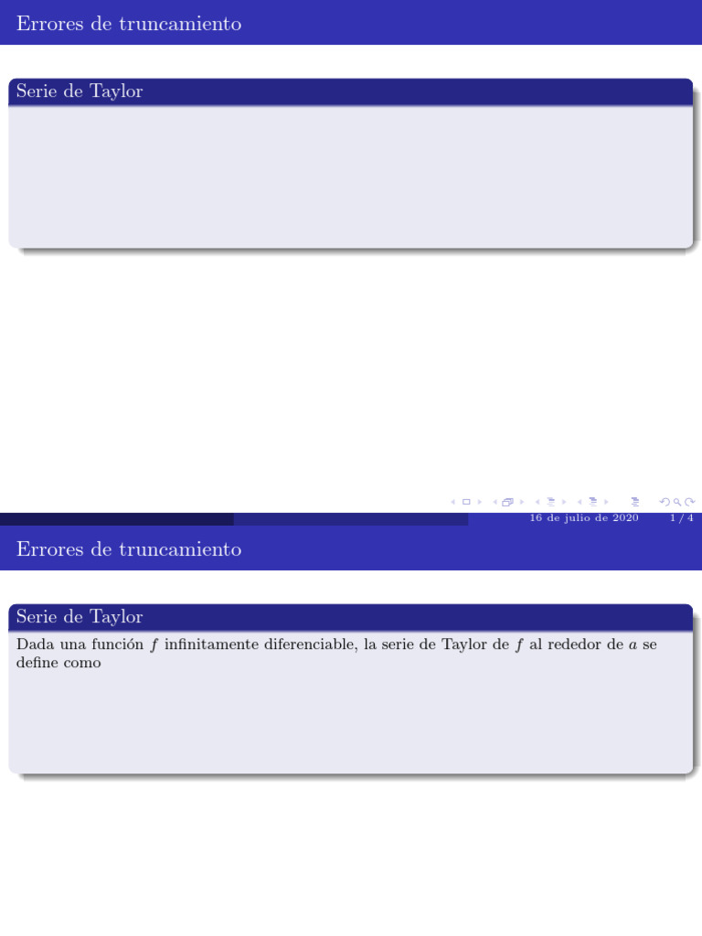 Series De Taylor Pdf Pi Derivado