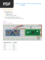 04 - RPi Pico - Measure Distance With Ultrasonic Sensor HC-SR04