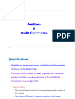 Auditors and Audit Committee 2022