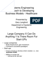 A Systems Engineering Approach To Developing Business Models
