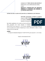 Presenta Deposito Judicial y Solicita Se Endose A Favor de Agraviada - Exp. 05522-2022-84, Jimy Wilfredo Alva Paredes