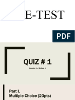 Q3 - Multimedia Resources Pre-Test & Posttest