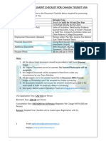 Basic Document Checkist For Canada Tourist Visa - Mr. Kirit Makwana