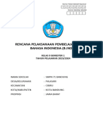 RPP 1 Lembar Bahasa Indonesia Kelas 9 Semester 1 2023-2024