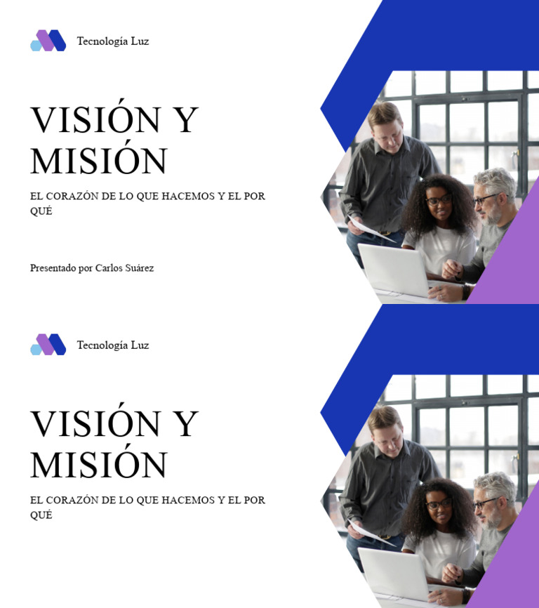 Visión y Misión de Tecnología Luz | PDF | Crecimiento personal y ...