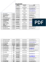 Teachers Contact Details