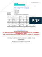 Secondary School Examination (Class X) 2023