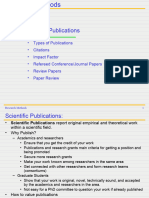 Research Methods Scientific Publications Types of Publications