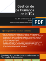 Semana 4 Gestion de Recursos Humanos en NITCs