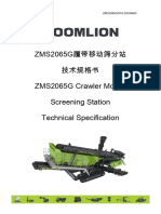 ZMS2065G Crawler Mobile Screener