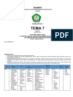 Silabus K13 Kelas 5 Tema 7