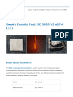 Badanie Gęstości Dymu - ISO 5659 VS ASTM E662