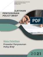 BBBFB Modul 6 - Prosedur Penyusunan Policy Brief 080122 Organized