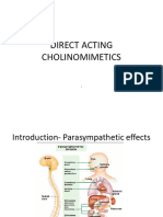 Direct Acting Cholinomimetics - BSN - 23